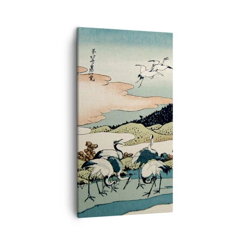 Lærredstryk - Billede på lærred - I japansk ånd - 45x80 cm