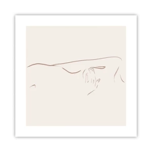 Plakat - Begærets form - 40x40 cm