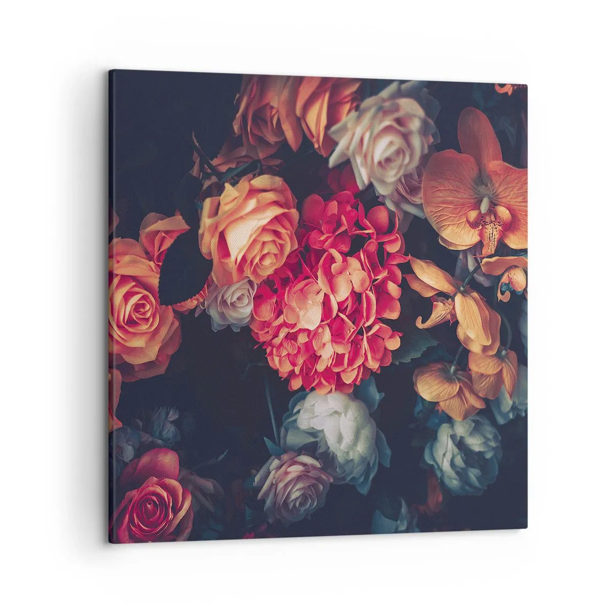 Lærredstryk - Billede på lærred - Ligesom de hollandske mestre - 50x50 cm