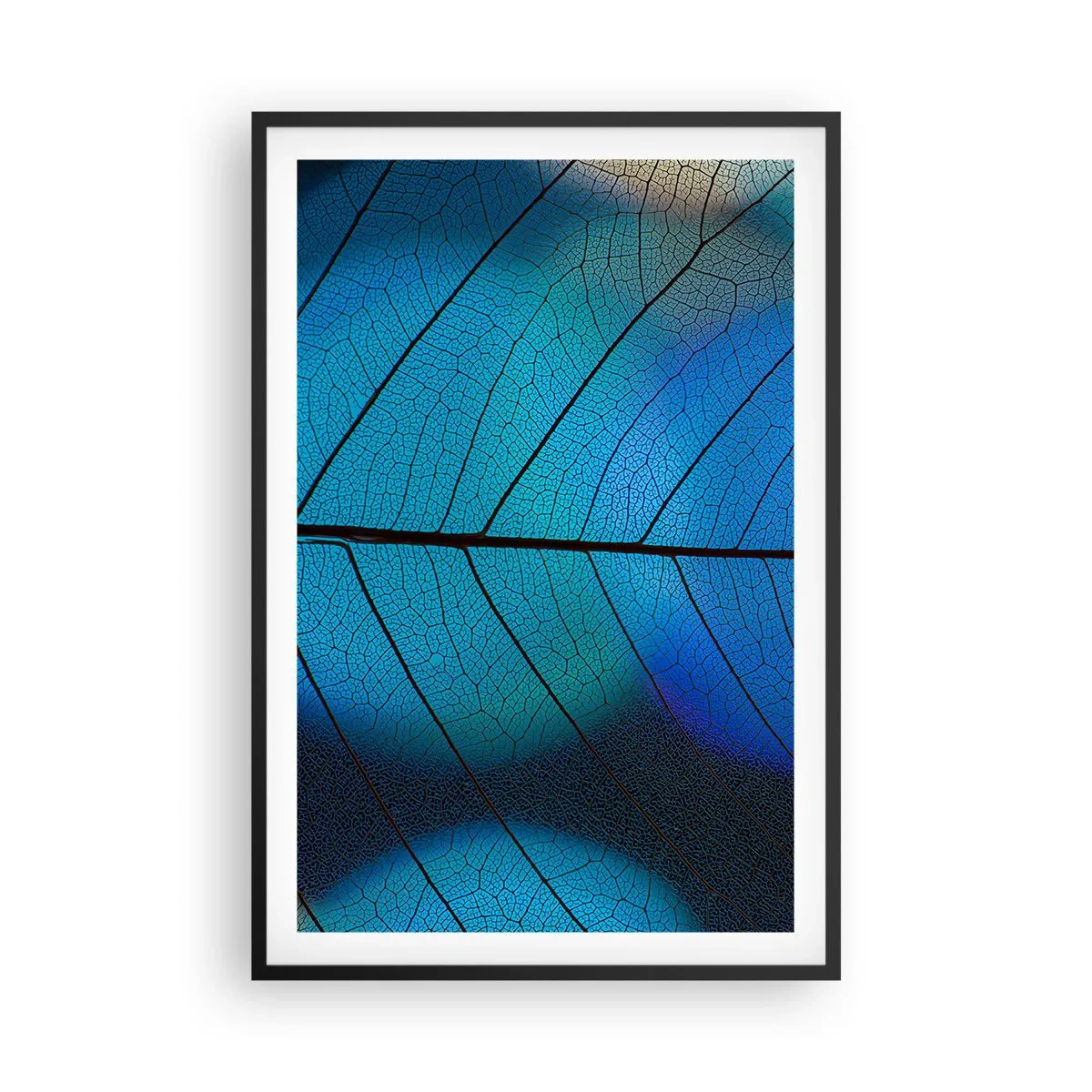 Plakat i sort ramme - Indviklet konstruktion - 61x91 cm