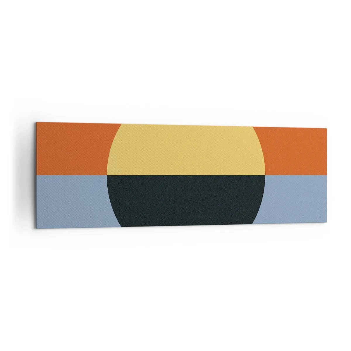 Lærredstryk - Billede på lærred - En sammensætning af varme og kølighed - 160x50 cm