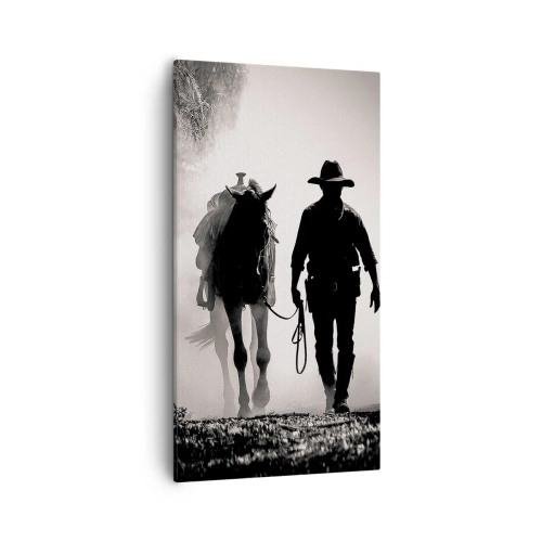 Lærredstryk - Billede på lærred - En morgen i Texas - 55x100 cm