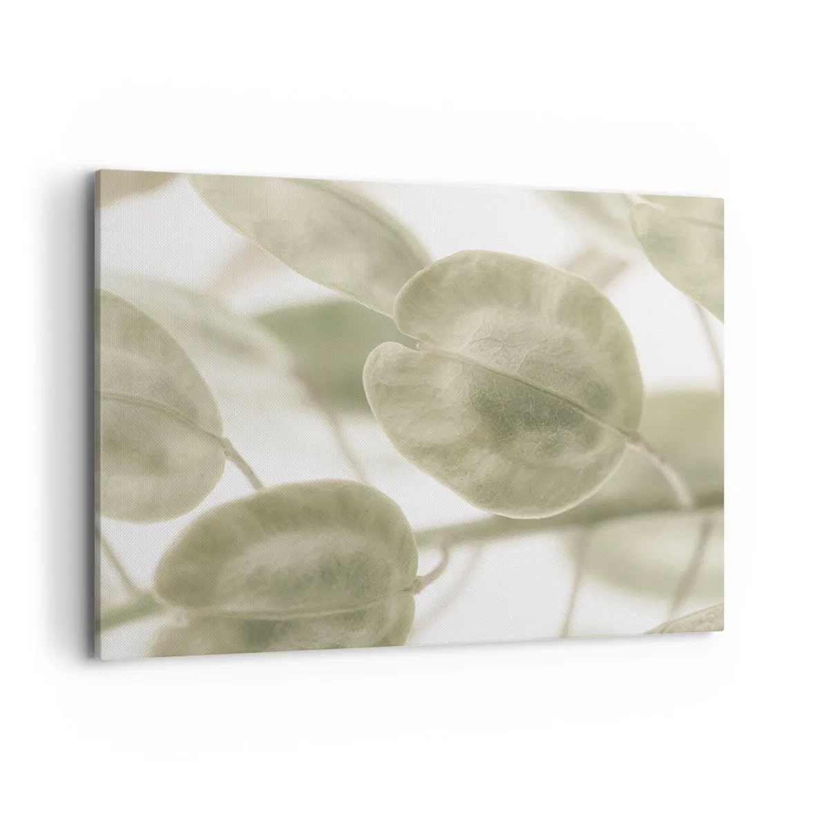 Lærredstryk - Billede på lærred - I begyndelsen var der blade... - 100x70 cm