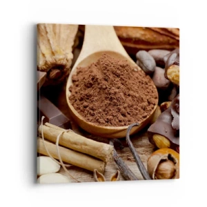 Lærredstryk - Billede på lærred - Bedst mod tristhed - 40x40 cm