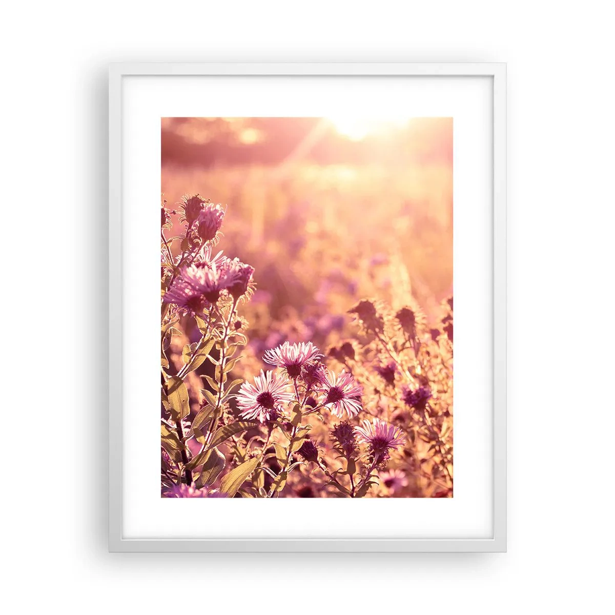 Plakat i hvid ramme - Før sommeren er forbi - 40x50 cm