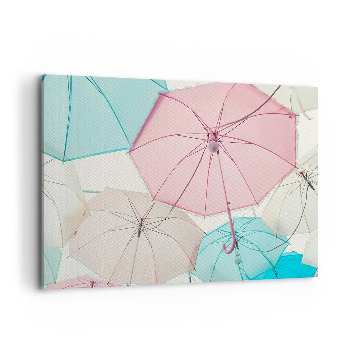 Lærredstryk - Billede på lærred - Nogle gange solskin, andre gange regn - 100x70 cm