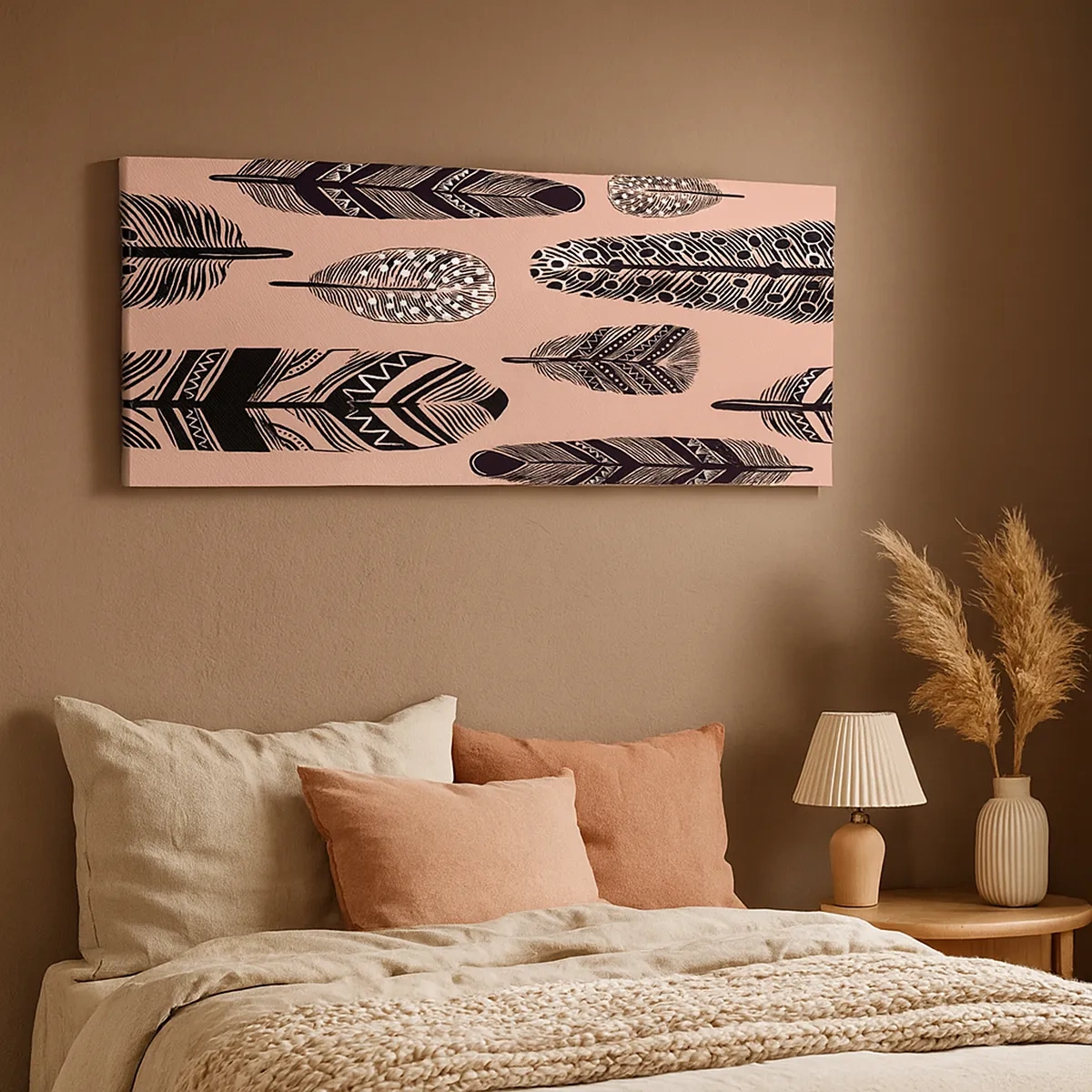 Lærredstryk - Billede på lærred - Indisk samling - 30x30 cm