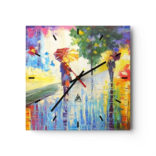Vægur, Uret - Og alt er klart - 30x30 cm