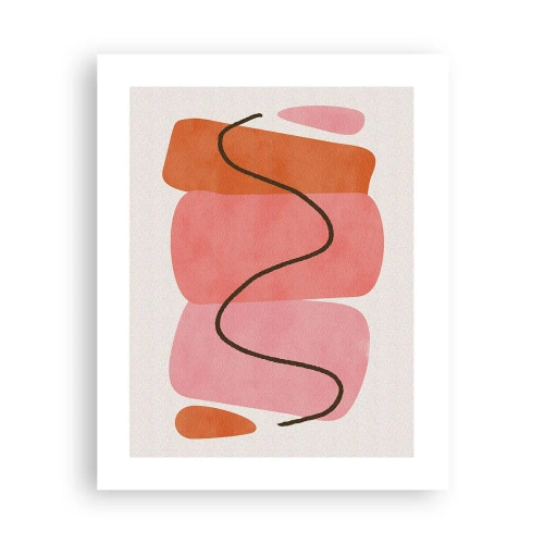 Plakat - Formernes blide bevægelse - 40x50 cm