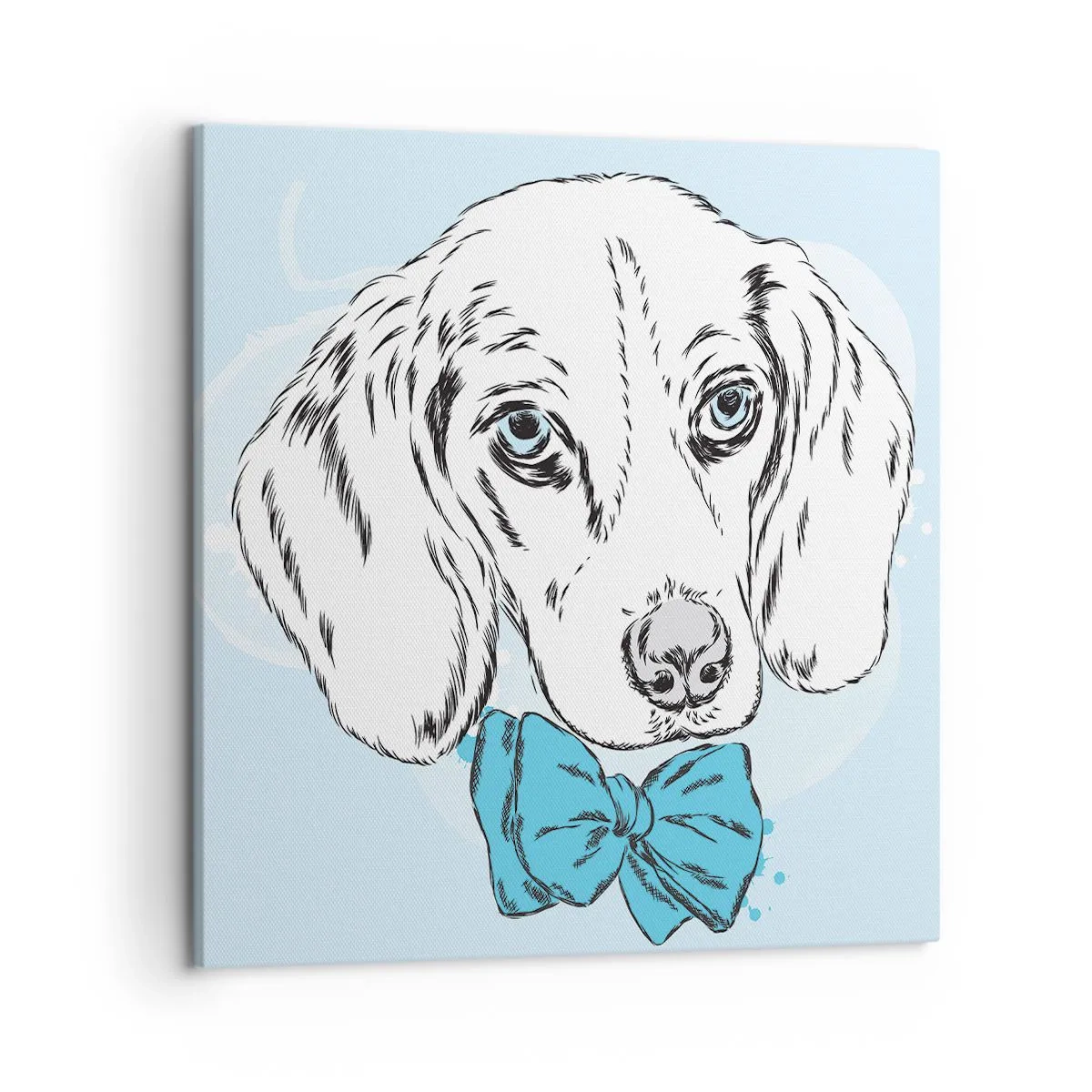 Lærredstryk - Billede på lærred - Elegance for hunde - 50x50 cm