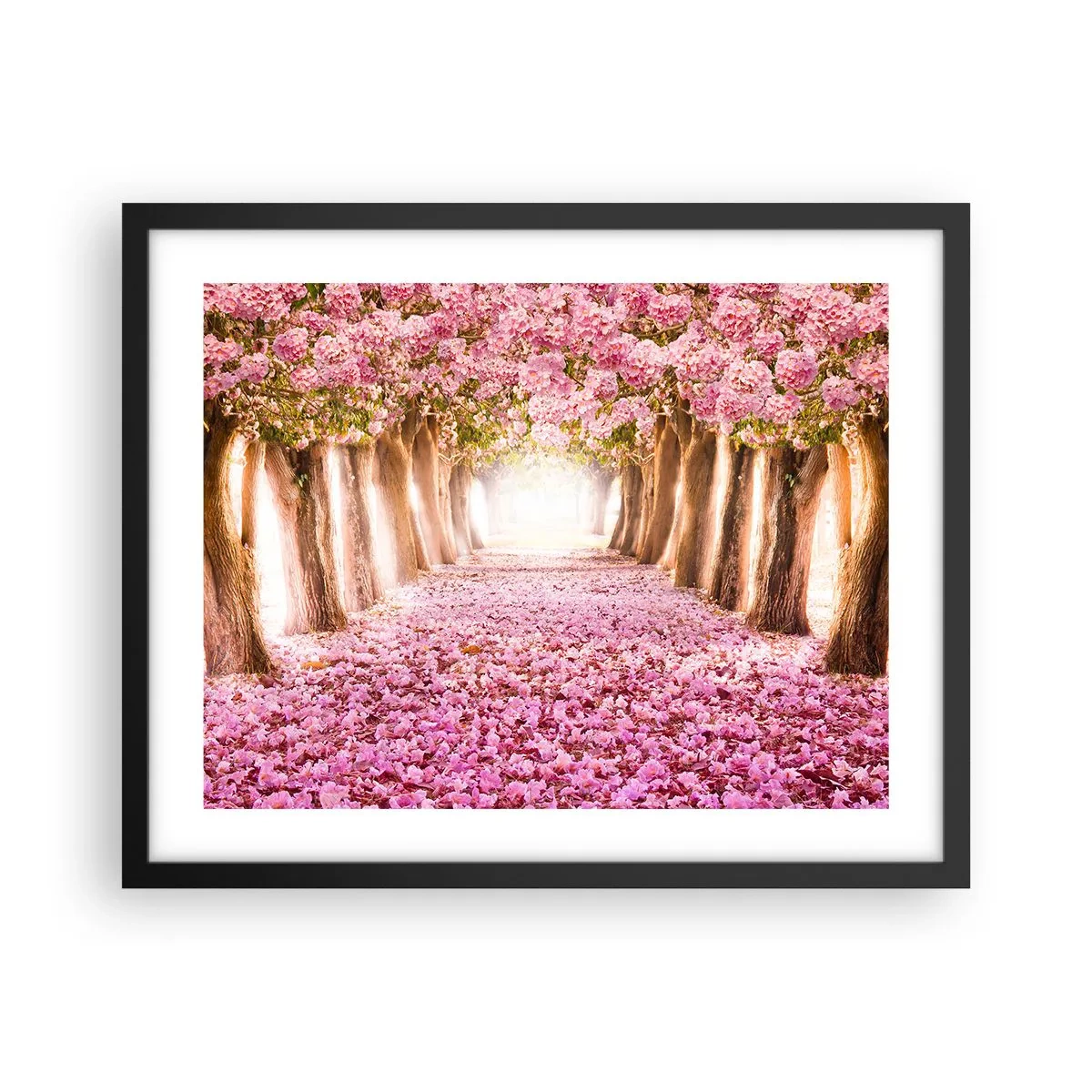 Plakat i sort ramme - Vejen til paradis - 50x40 cm