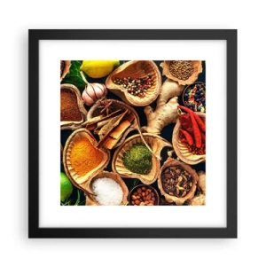 Plakat i sort ramme - Tag, hvad du vil have - 30x30 cm