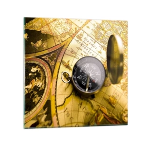 Billede på glas - Eller måske til verdens ende? - 70x70 cm