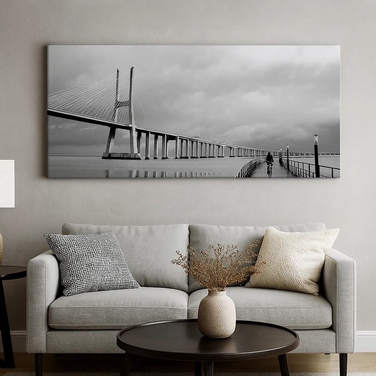 Lærredstryk - Billede på lærred - Til hver, hvad han fortjener - 30x30 cm