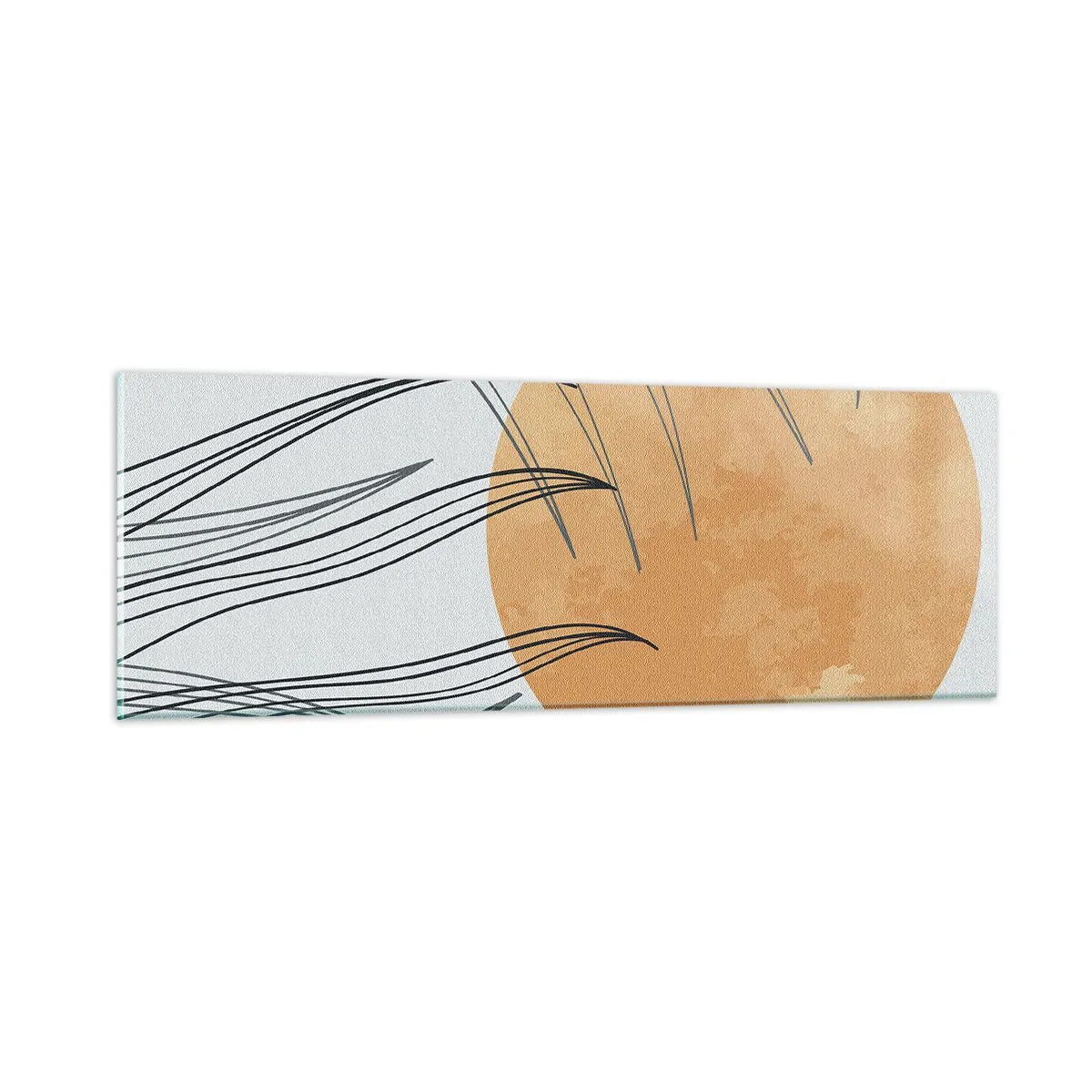 Billede på glas - Altid mod solen - 90x30 cm