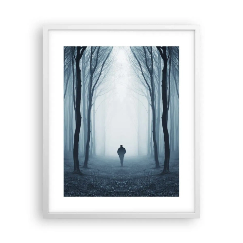 Plakat i hvid ramme - Og alt sammen ganske enkelt - 40x50 cm