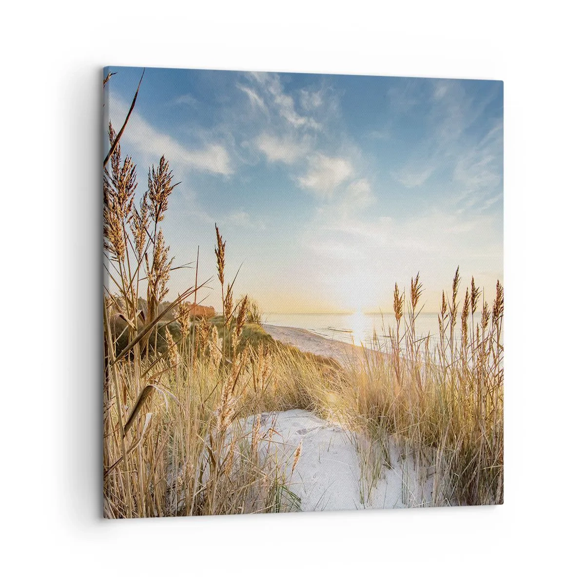 Lærredstryk - Billede på lærred - Nordstrand - 50x50 cm