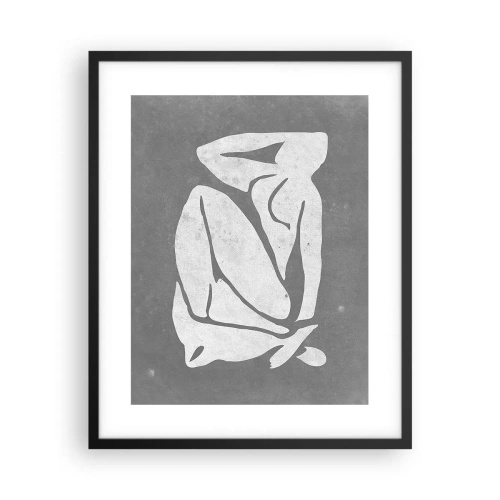 Plakat i sort ramme - I drømmerier - 40x50 cm