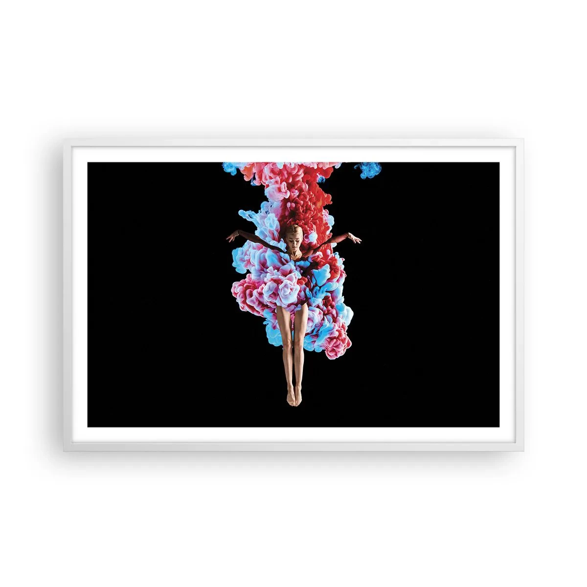 Plakat i hvid ramme - I fuld blomstring - 91x61 cm