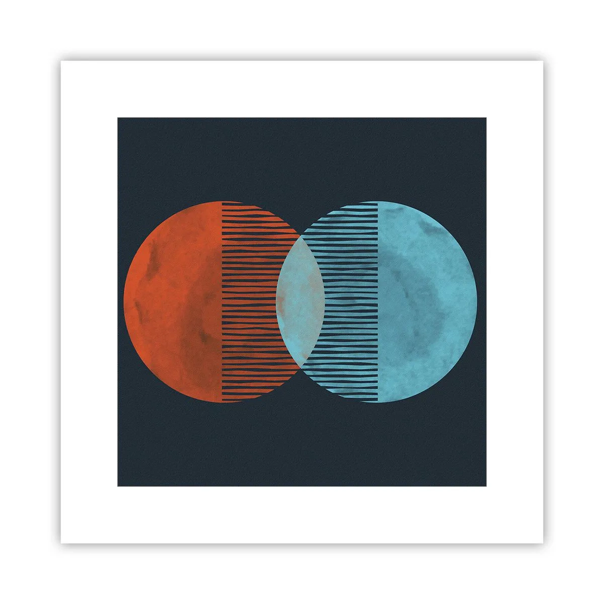 Plakat - Astronomisk fantasi - 30x30 cm