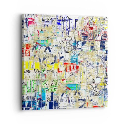 Lærredstryk - Billede på lærred - Simpelthen en fryd for øjet - 40x40 cm