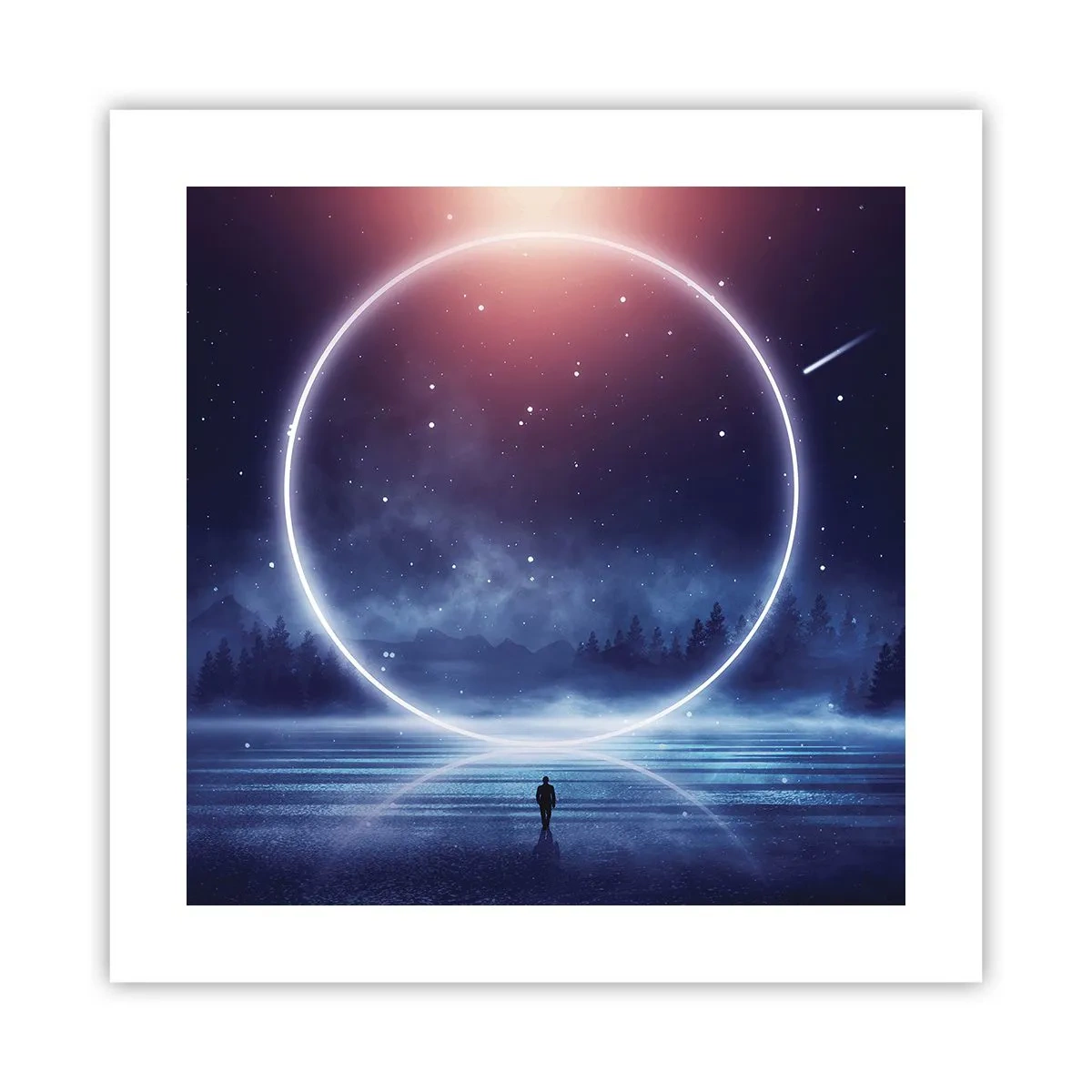 Plakat - De er allerede her... - 40x40 cm