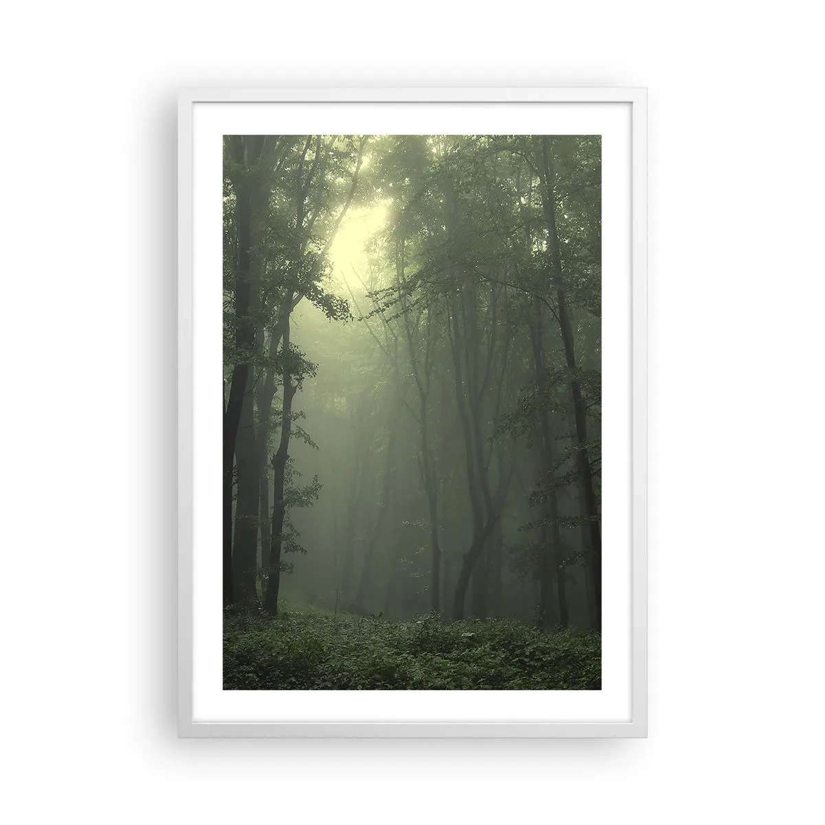 Plakat i hvid ramme - Før han vågner op - 50x70 cm