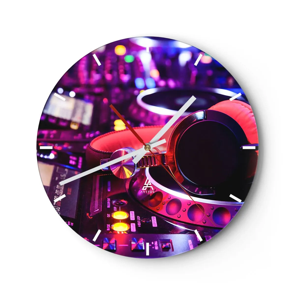 Vægur, Uret - Før det sjove begynder - 40x40 cm