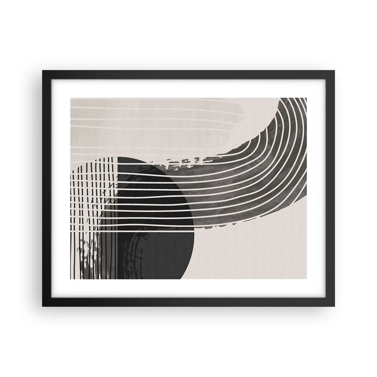 Plakat i sort ramme - Derhen og tilbage - 50x40 cm