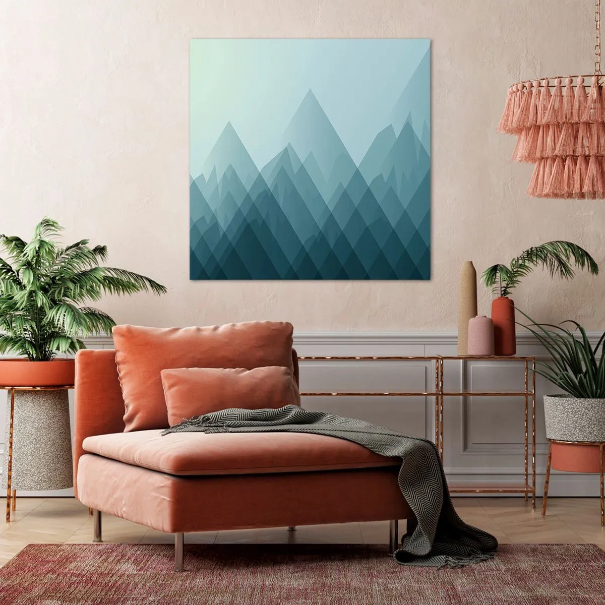 Lærredstryk - Billede på lærred - Stor, større, størst - 60x60 cm