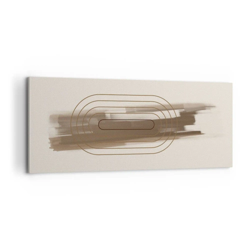 Lærredstryk - Billede på lærred - Et pust af gråvejr - 100x40 cm
