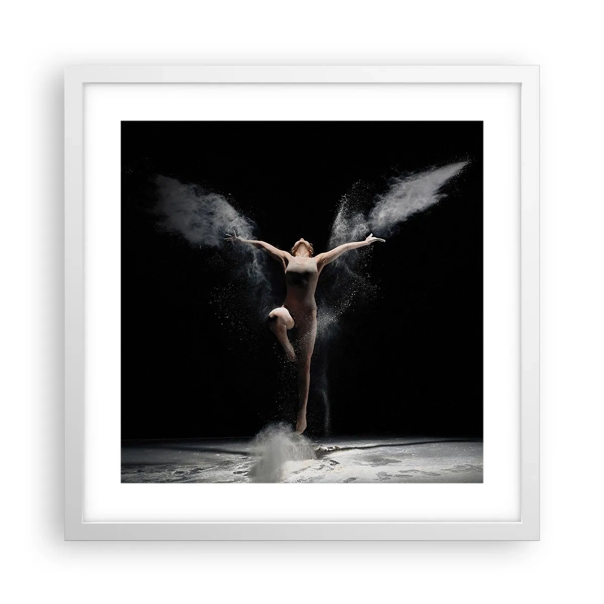 Plakat i hvid ramme - Elfer findes - 40x40 cm