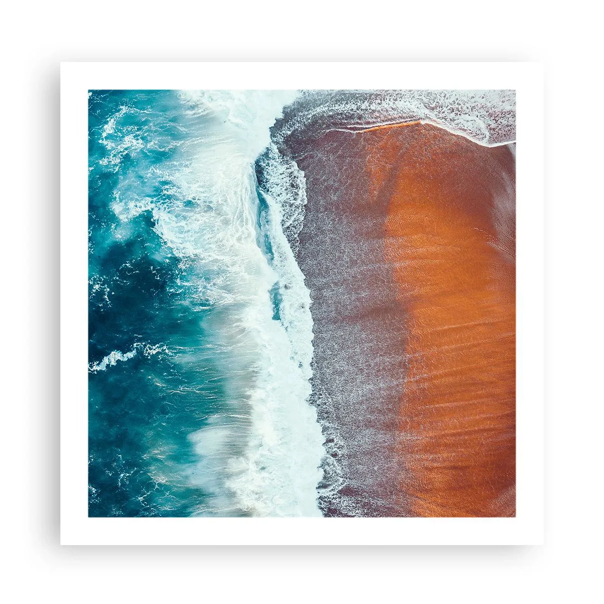 Plakat - Et strejf af havet - 60x60 cm
