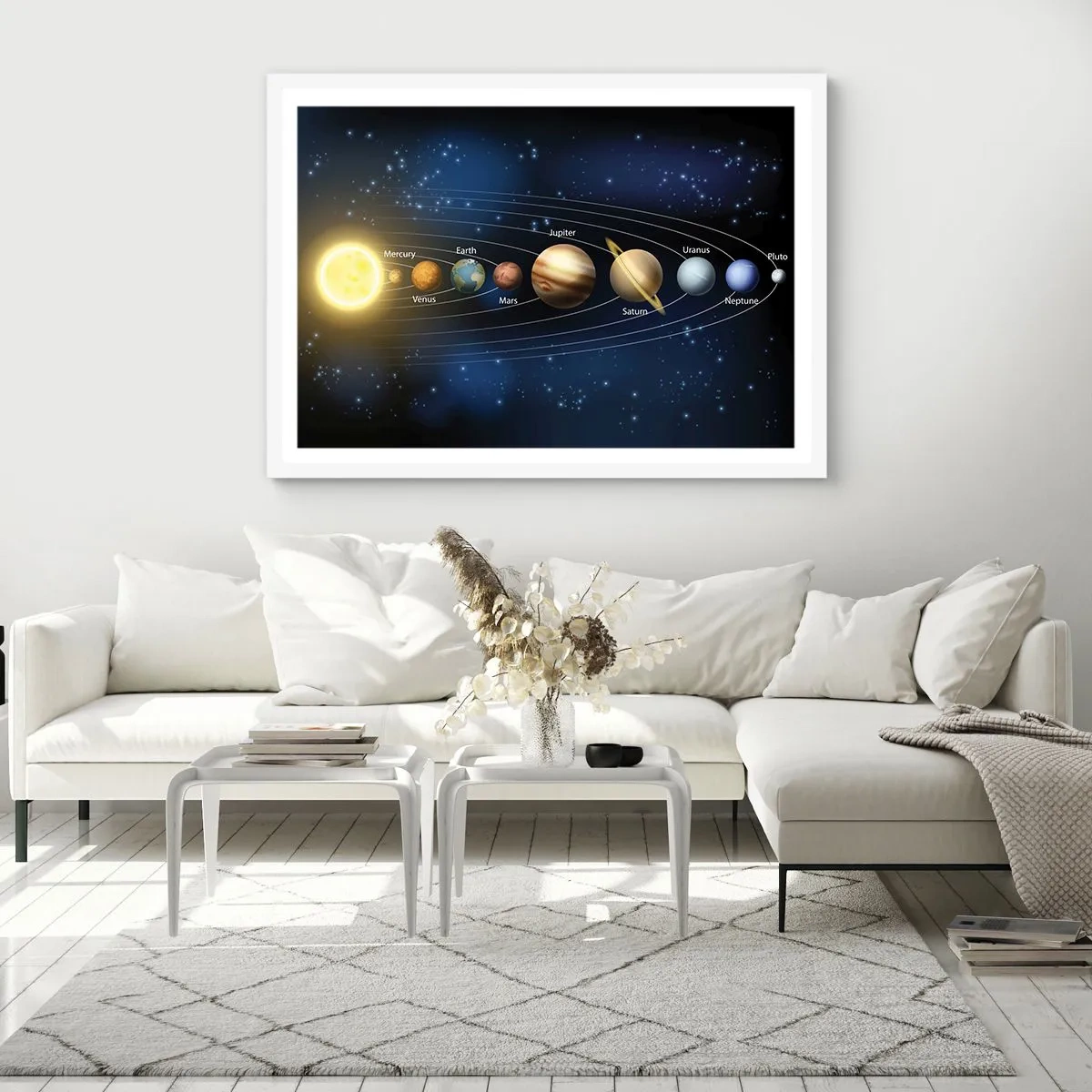 Plakat i hvid ramme - En ud af ti - 70x50 cm