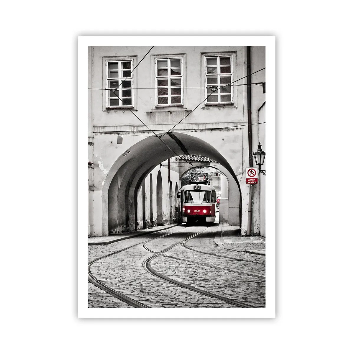 Plakat - Gennem byens labyrint - 70x100 cm