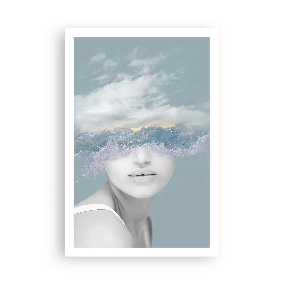 Plakat - Med hovedet i skyerne - 61x91 cm