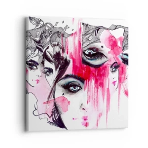 Lærredstryk - Billede på lærred - , - 30x30 cm