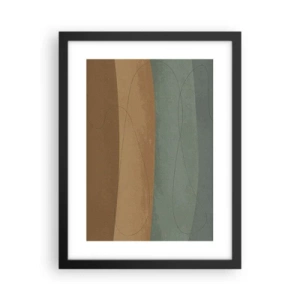 Plakat i sort ramme - Vandret sammensætning - 30x40 cm