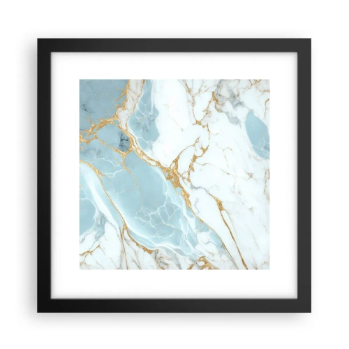 Plakat i sort ramme - Rigdom af sten - 30x30 cm