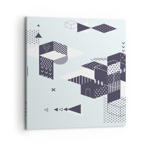 Lærredstryk - Billede på lærred - I matematikkens sjæl - 60x60 cm