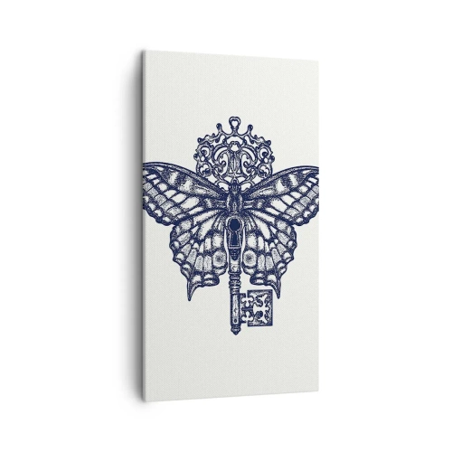 Lærredstryk - Billede på lærred - Alle hjertets hemmeligheder - 45x80 cm