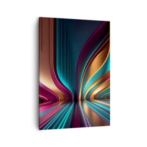 Lærredstryk - Billede på lærred - Lysets arkitektur - 50x70 cm