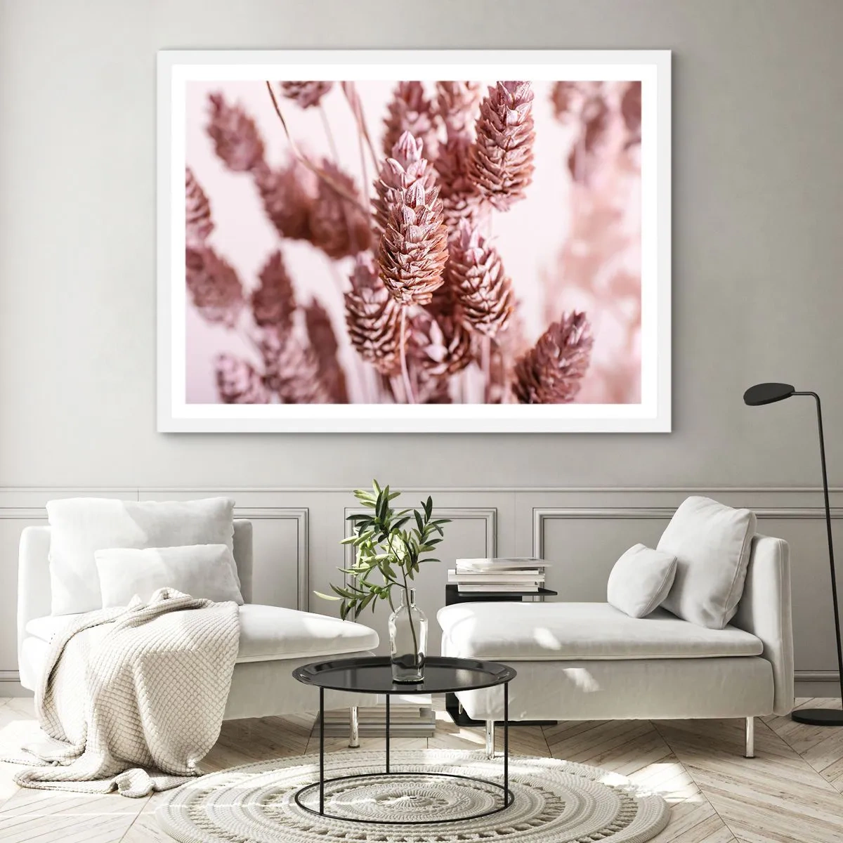 Plakat i hvid ramme - Tilsyneladende ubemærket - 100x70 cm