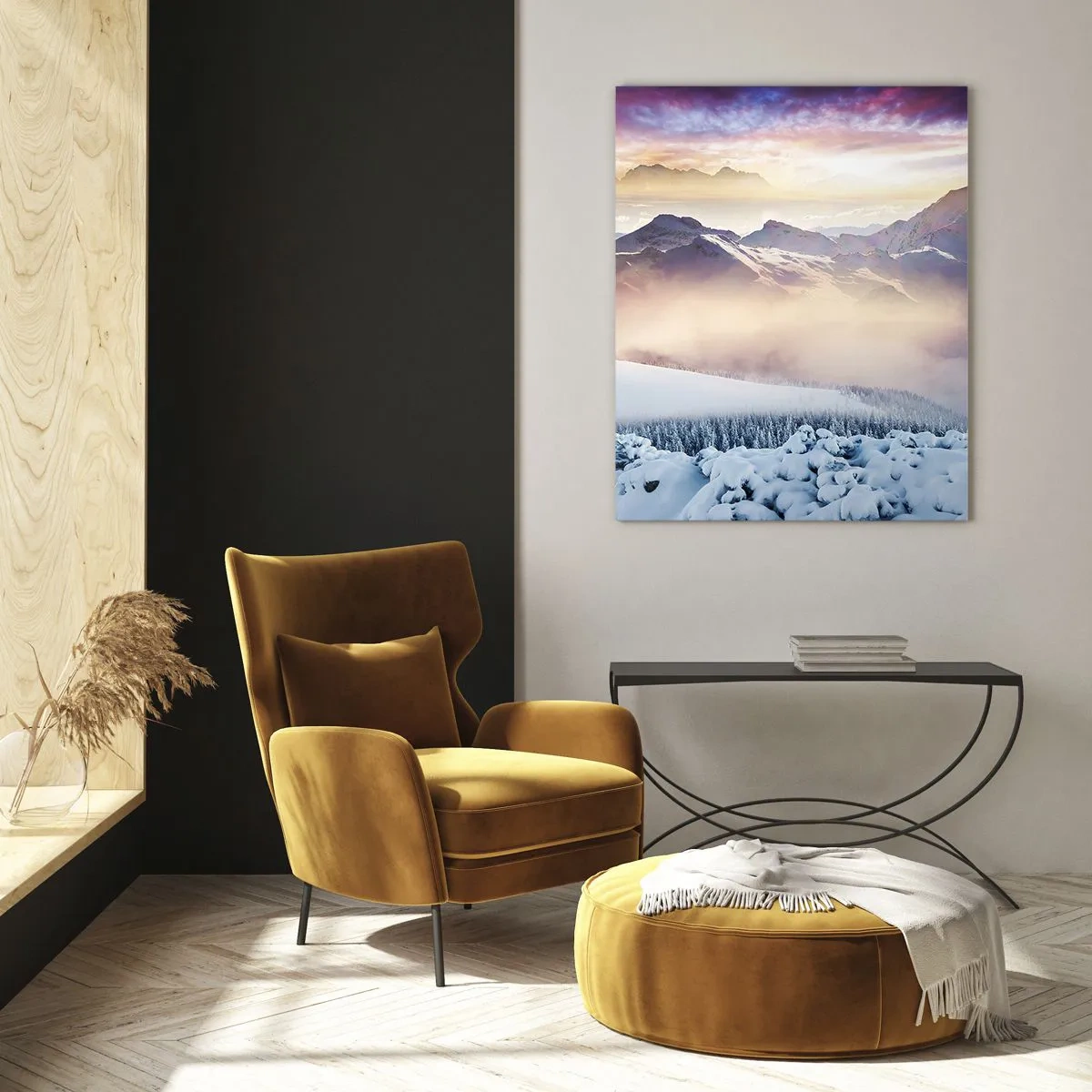 Billede på glas - Naturens kraft og renhed - 50x70 cm