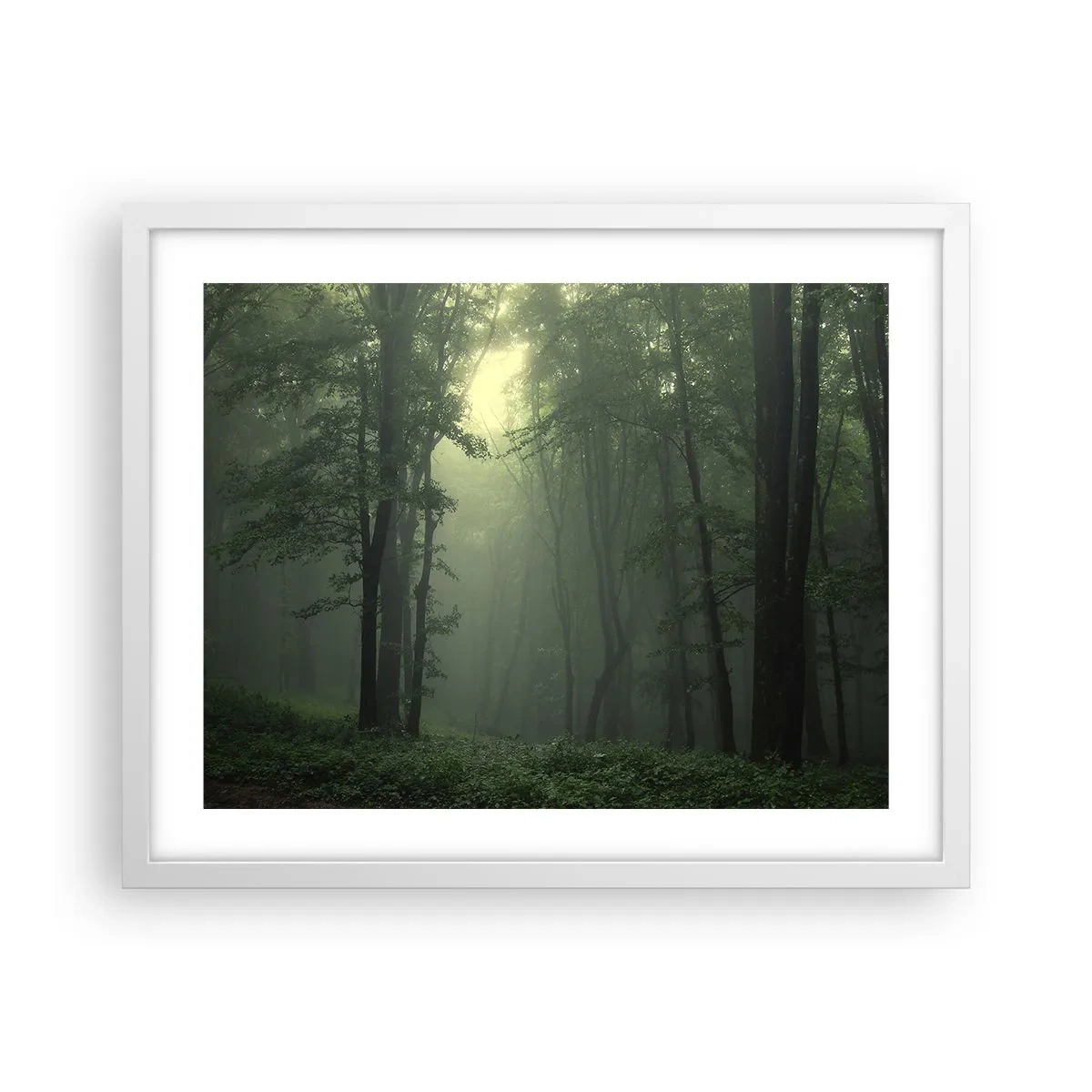Plakat i hvid ramme - Før han vågner op - 50x40 cm