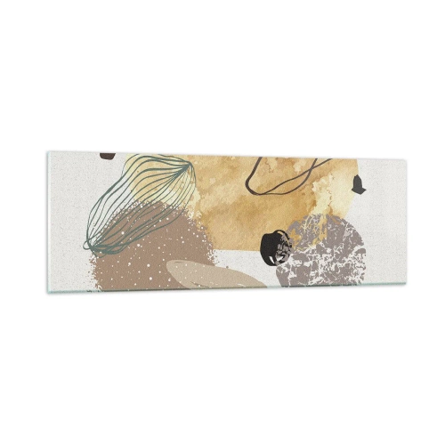 Billede på glas - Anvendt plumkologi - 90x30 cm