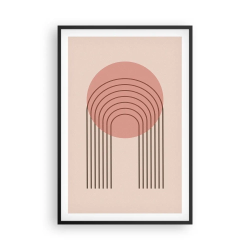 Plakat i sort ramme - Uimodståelig tiltrækningskraft - 61x91 cm