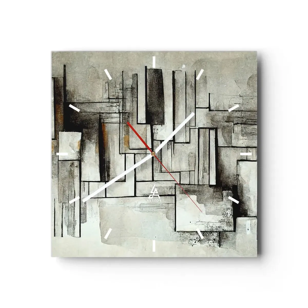 Vægur, Uret - Enkelthedens kraft - 30x30 cm