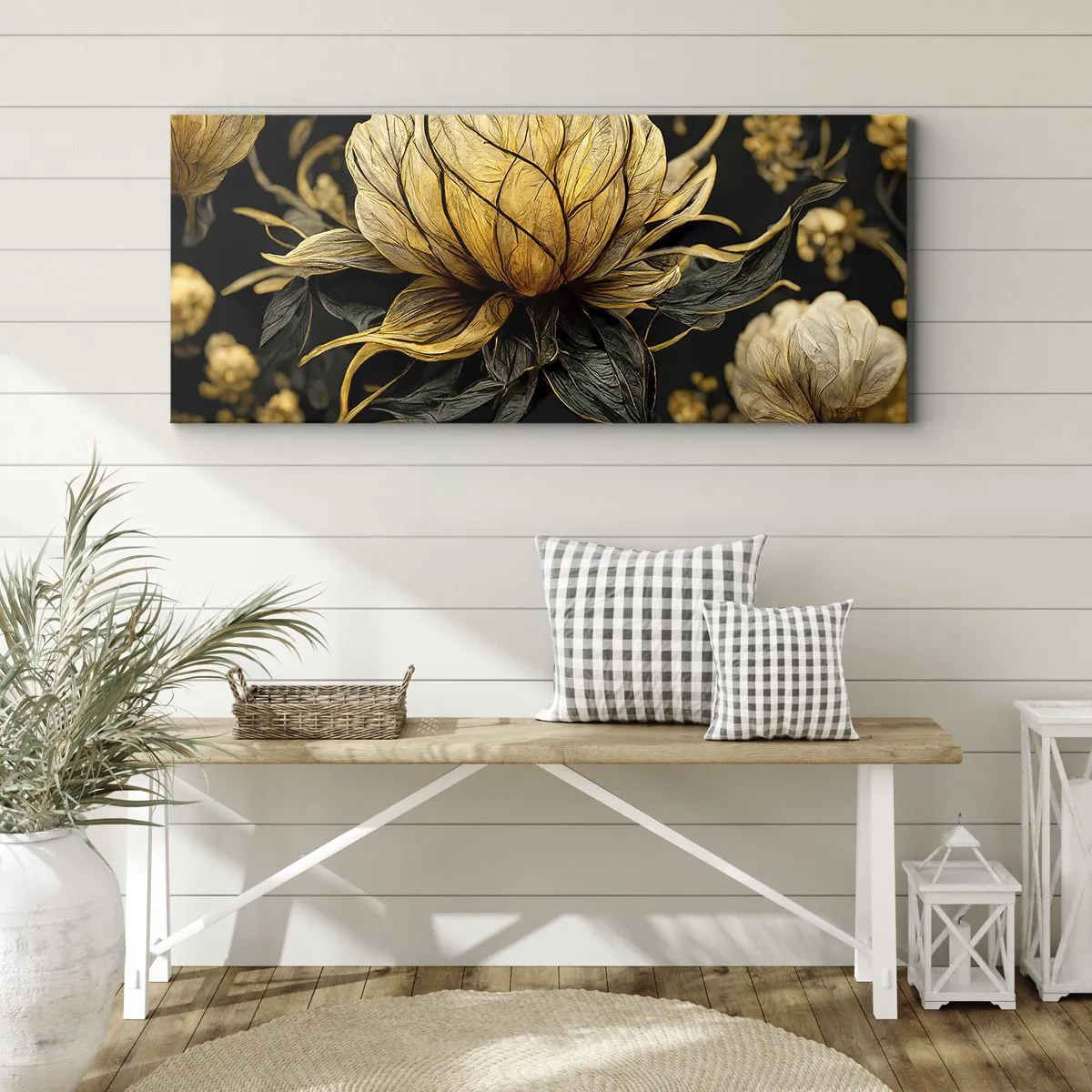 Lærredstryk - Billede på lærred - Subtil skrøbelighed - 120x50 cm