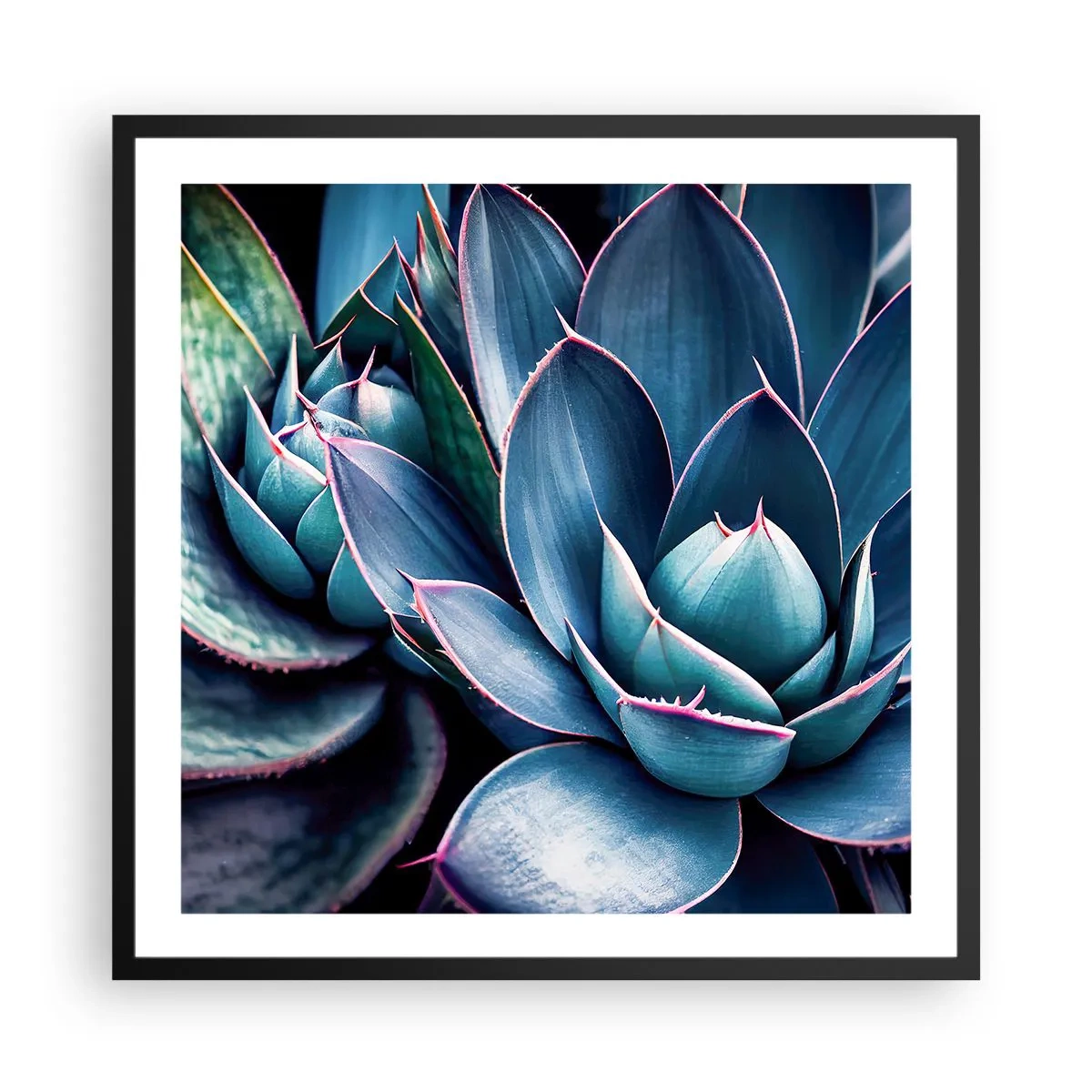Plakat i sort ramme - Vital kraft - 60x60 cm